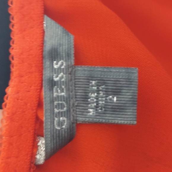 Guess Dancer, Lace, Satin, Corset Dress, Color Red, Size 2 - Picture 8 of 8